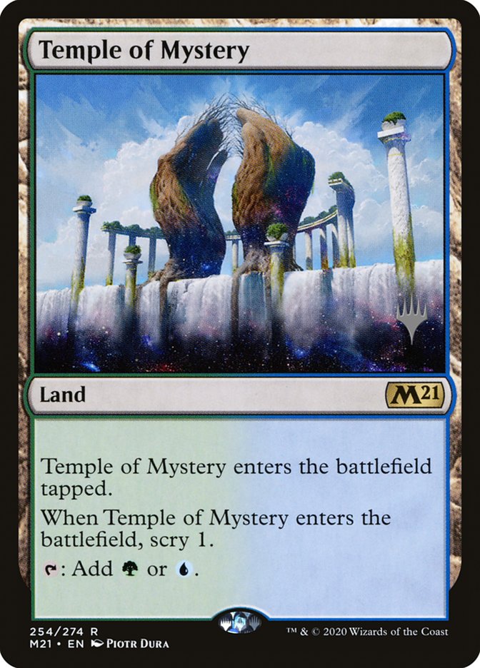 Temple of Mystery (Promo Pack) [Core Set 2021 Promos] | Gamers Paradise