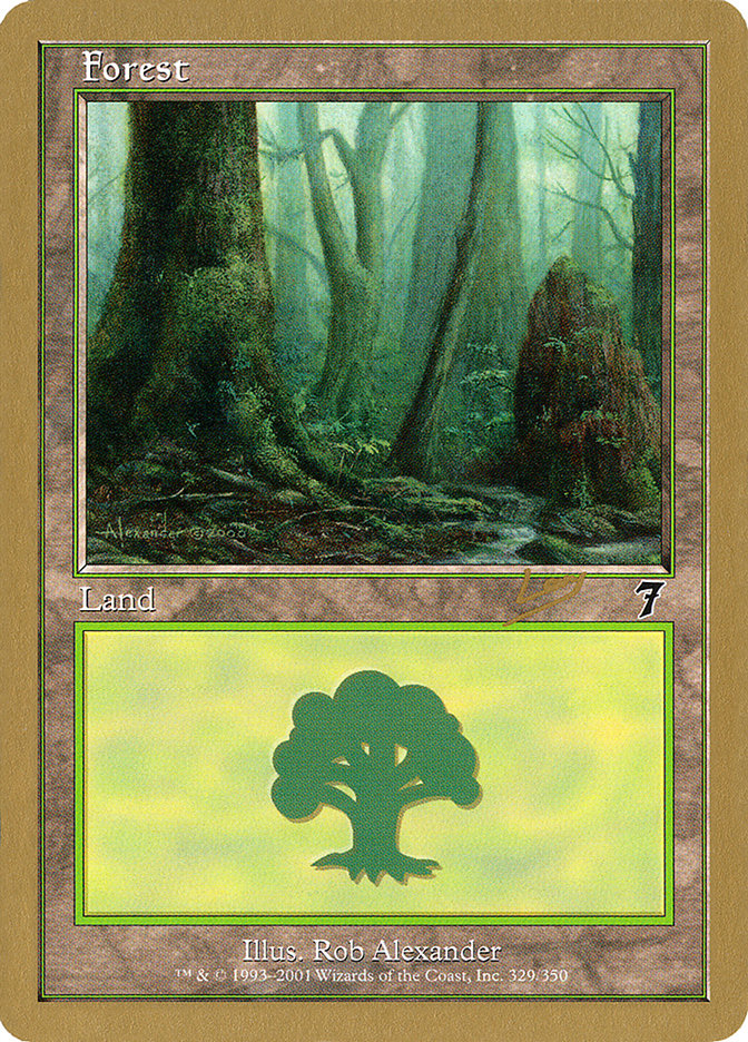 Forest (rl329) (Raphael Levy) [World Championship Decks 2002] | Gamers Paradise