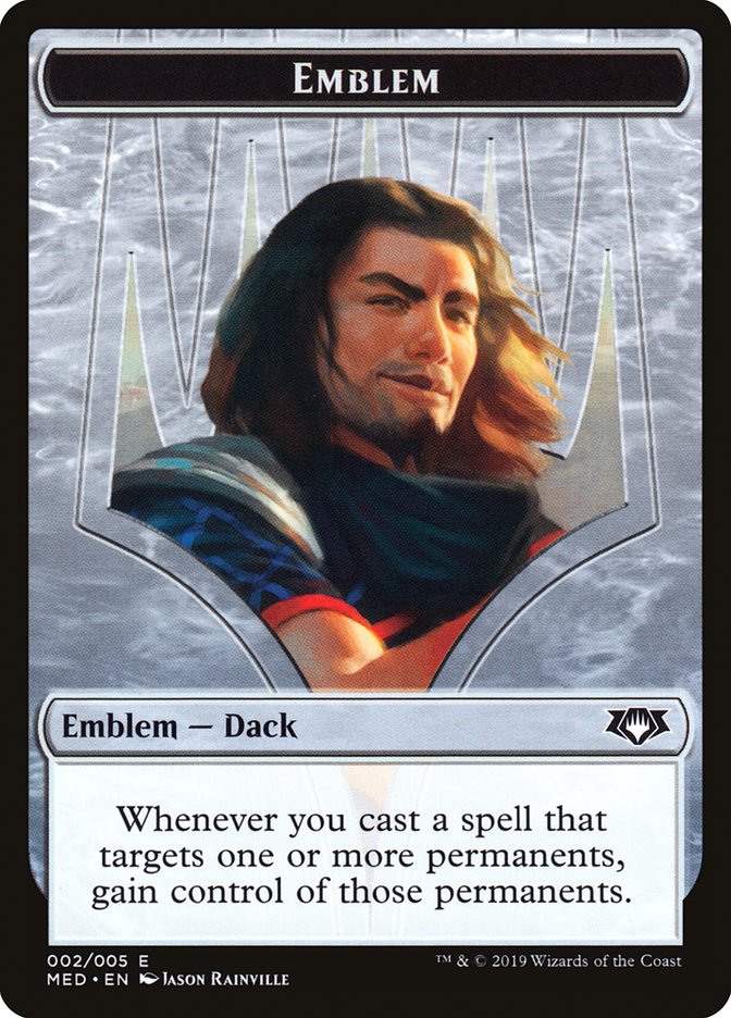Dack Fayden Emblem [Mythic Edition Tokens] | Gamers Paradise