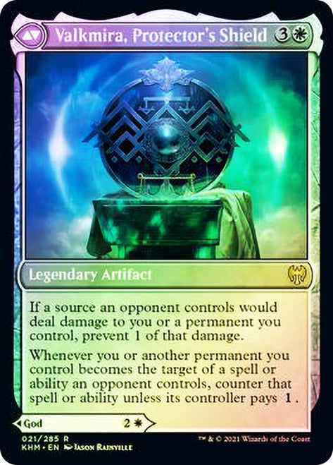 Reidane, God of the Worthy // Valkmira, Protector's Shield [Kaldheim Prerelease Promos] | Gamers Paradise