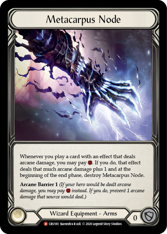 Metacarpus Node [CRU161] 1st Edition Cold Foil | Gamers Paradise
