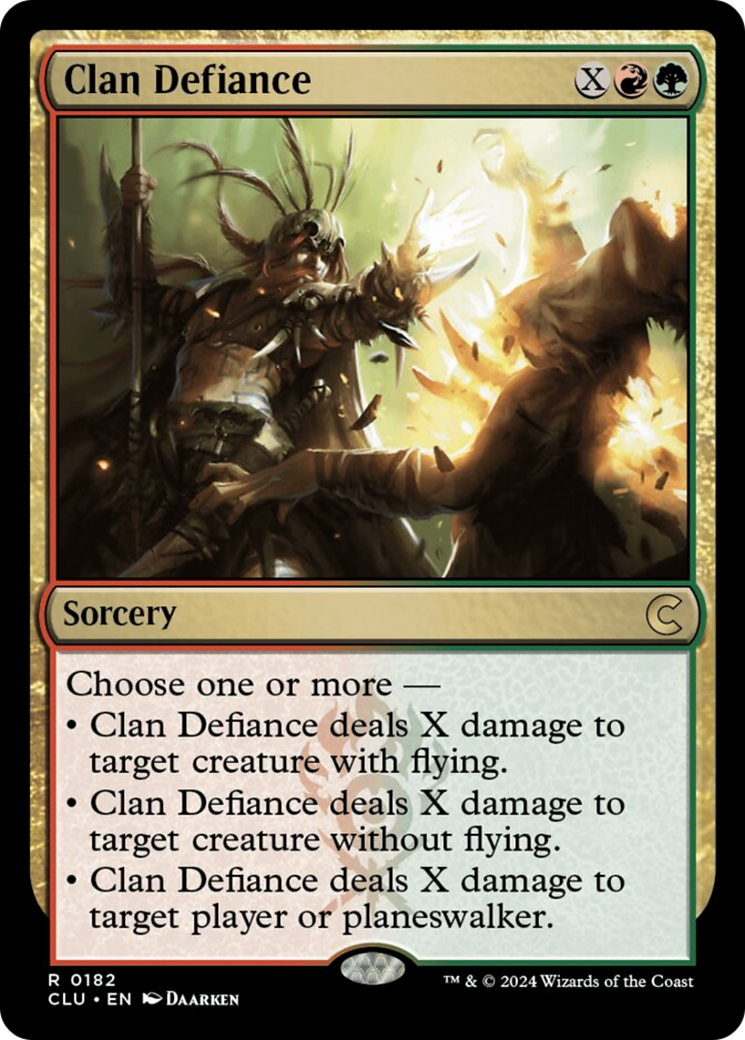 Clan Defiance [Ravnica: Clue Edition] | Gamers Paradise