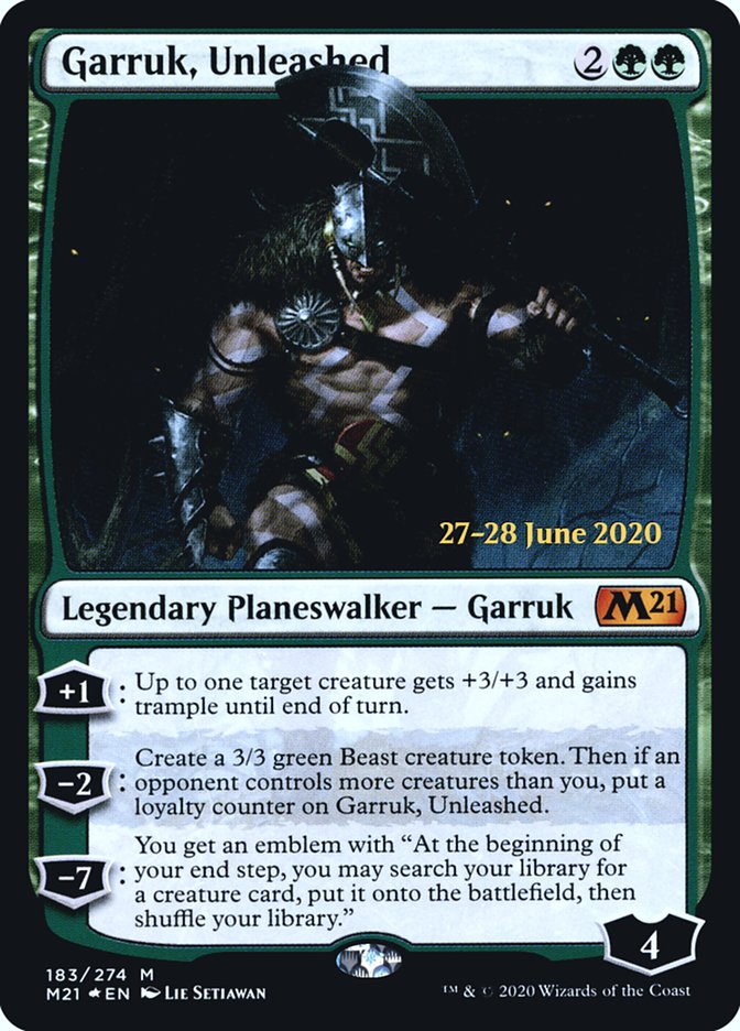 Garruk, Unleashed [Core Set 2021 Prerelease Promos] | Gamers Paradise