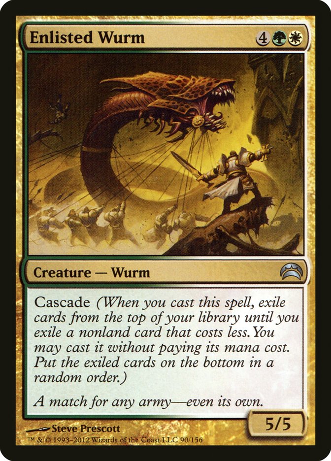Enlisted Wurm [Planechase 2012] | Gamers Paradise