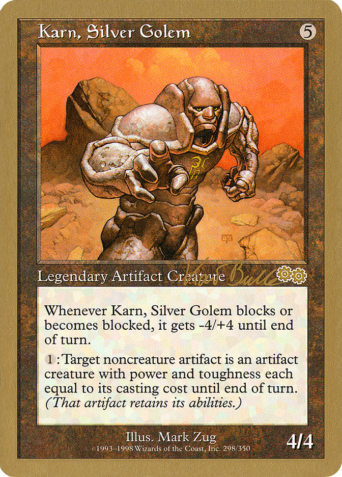 Karn, Silver Golem (Kai Budde) [World Championship Decks 1999] | Gamers Paradise