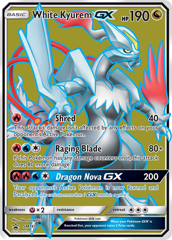 White Kyurem GX (SM141) [Sun & Moon: Black Star Promos] | Gamers Paradise