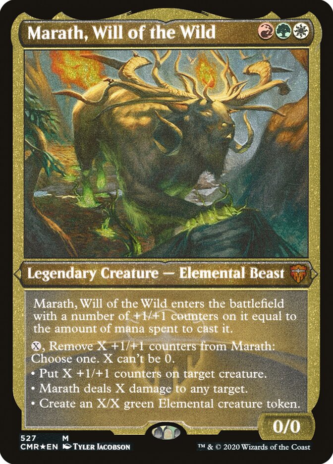 Marath, Will of the Wild (Etched) [Commander Legends] | Gamers Paradise