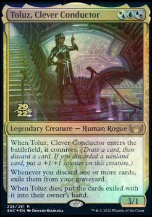 Toluz, Clever Conductor [Streets of New Capenna Prerelease Promos] | Gamers Paradise