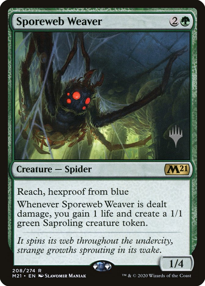 Sporeweb Weaver (Promo Pack) [Core Set 2021 Promos] | Gamers Paradise