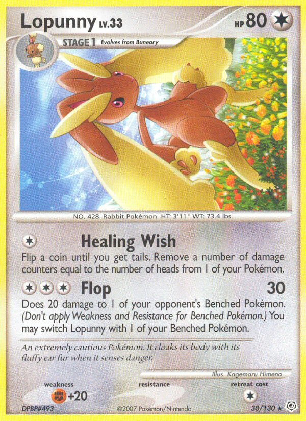 Lopunny (30/130) [Diamond & Pearl: Base Set] | Gamers Paradise