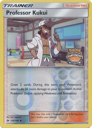 Professor Kukui (128/149) (Regional Championship Promo) [Sun & Moon: Base Set] | Gamers Paradise