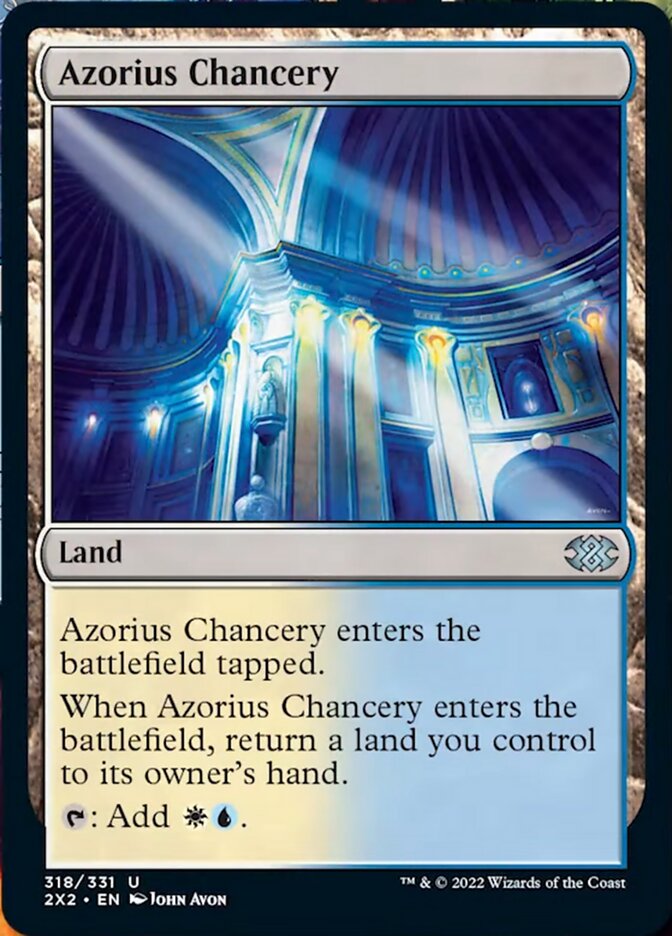 Azorius Chancery [Double Masters 2022] | Gamers Paradise