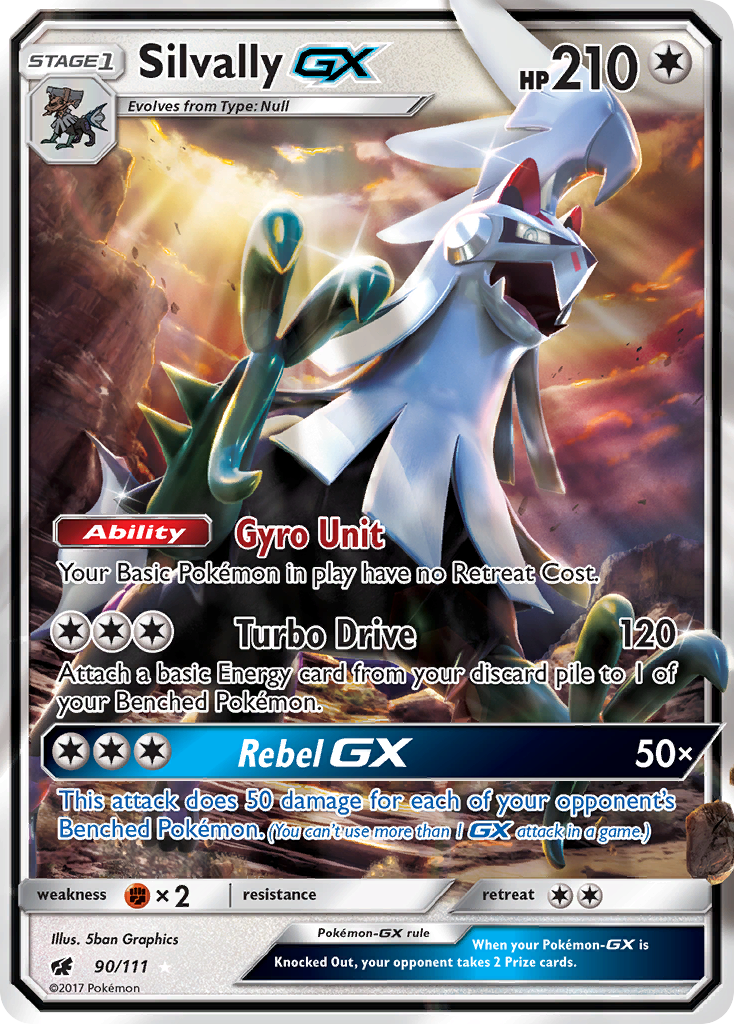 Silvally GX (90/111) [Sun & Moon: Crimson Invasion] | Gamers Paradise