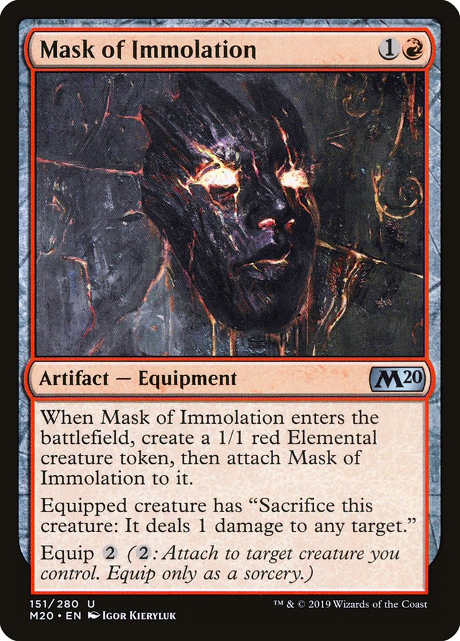 Mask of Immolation [Core Set 2020] | Gamers Paradise