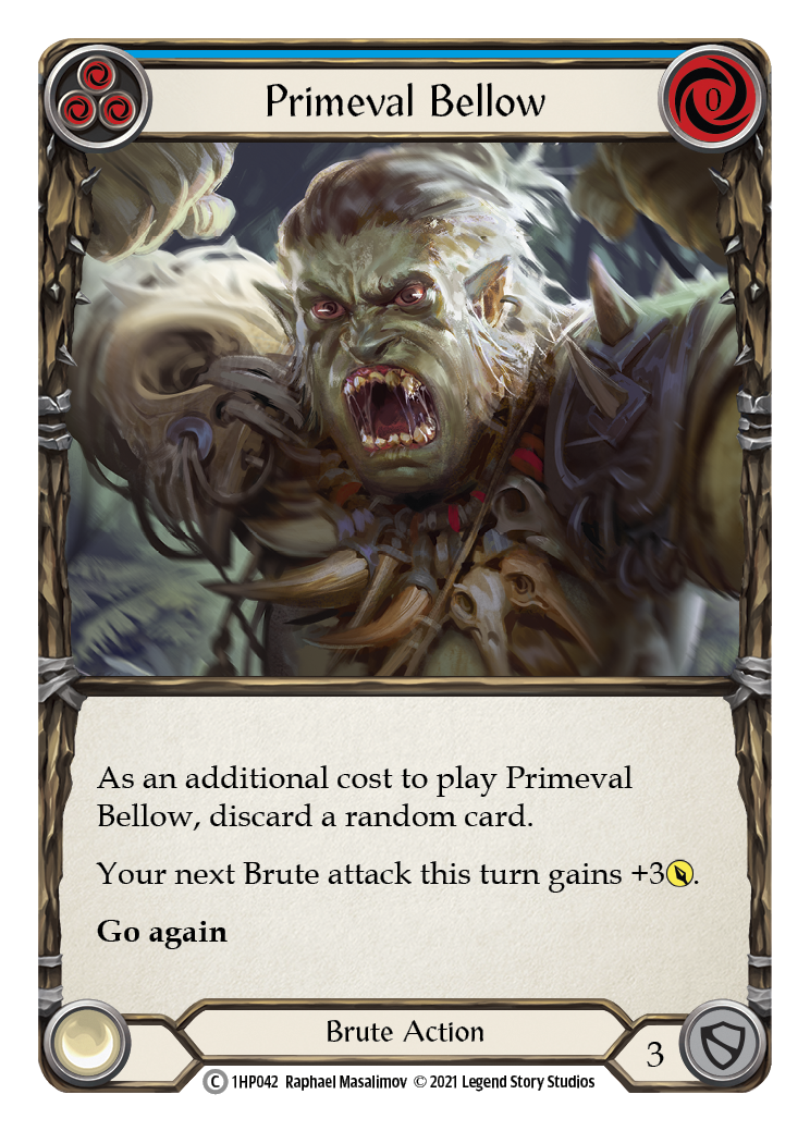 Primeval Bellow (Blue) [1HP042] | Gamers Paradise