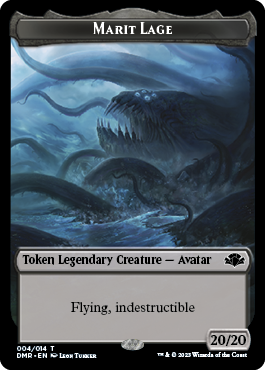 Insect // Marit Lage Double-Sided Token [Dominaria Remastered Tokens] | Gamers Paradise