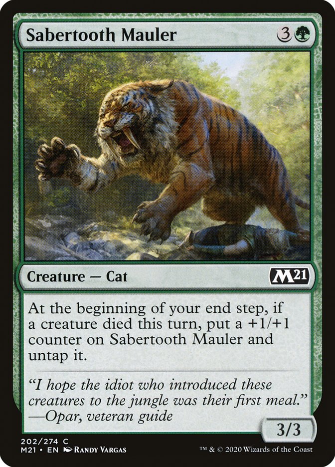 Sabertooth Mauler [Core Set 2021] | Gamers Paradise