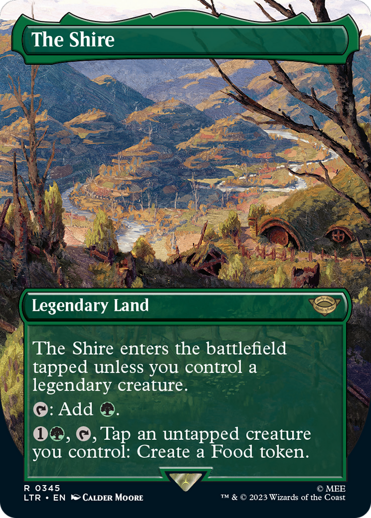 The Shire (Borderless Alternate Art) [The Lord of the Rings: Tales of Middle-Earth] | Gamers Paradise