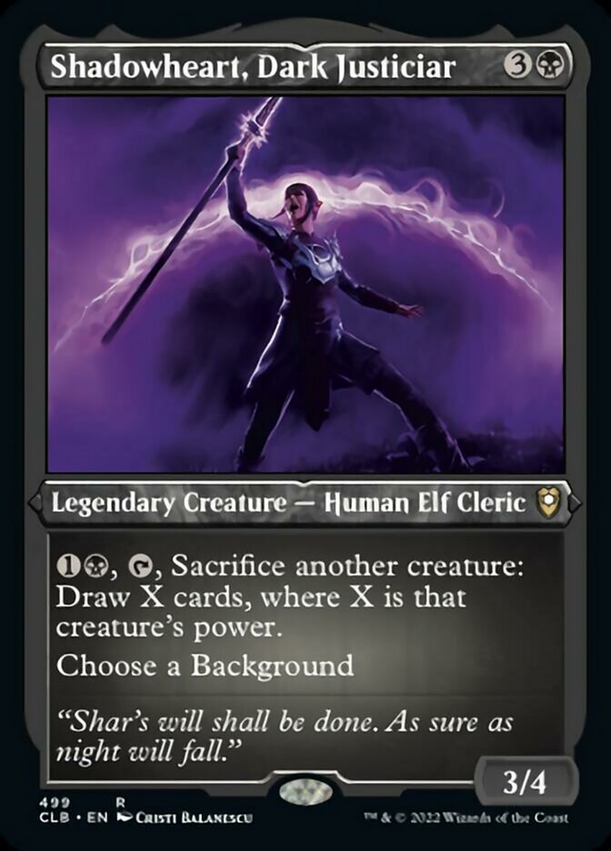 Shadowheart, Dark Justiciar (Foil Etched) [Commander Legends: Battle for Baldur's Gate] | Gamers Paradise