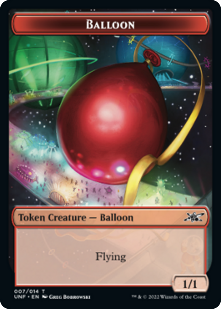 Cat // Balloon Double-Sided Token [Unfinity Tokens] | Gamers Paradise