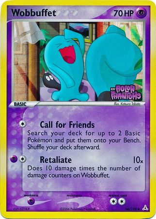 Wobbuffet (56/110) (Stamped) [EX: Holon Phantoms] | Gamers Paradise