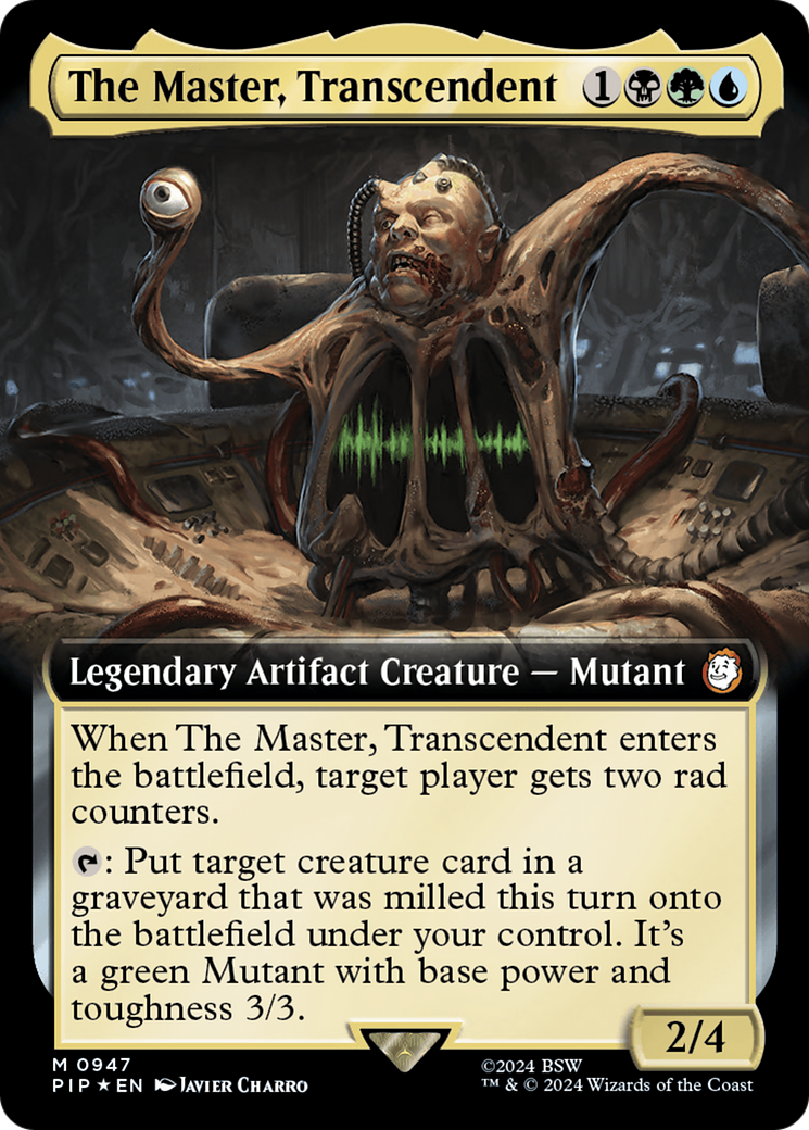 The Master, Transcendent (Extended Art) (Surge Foil) [Fallout] | Gamers Paradise