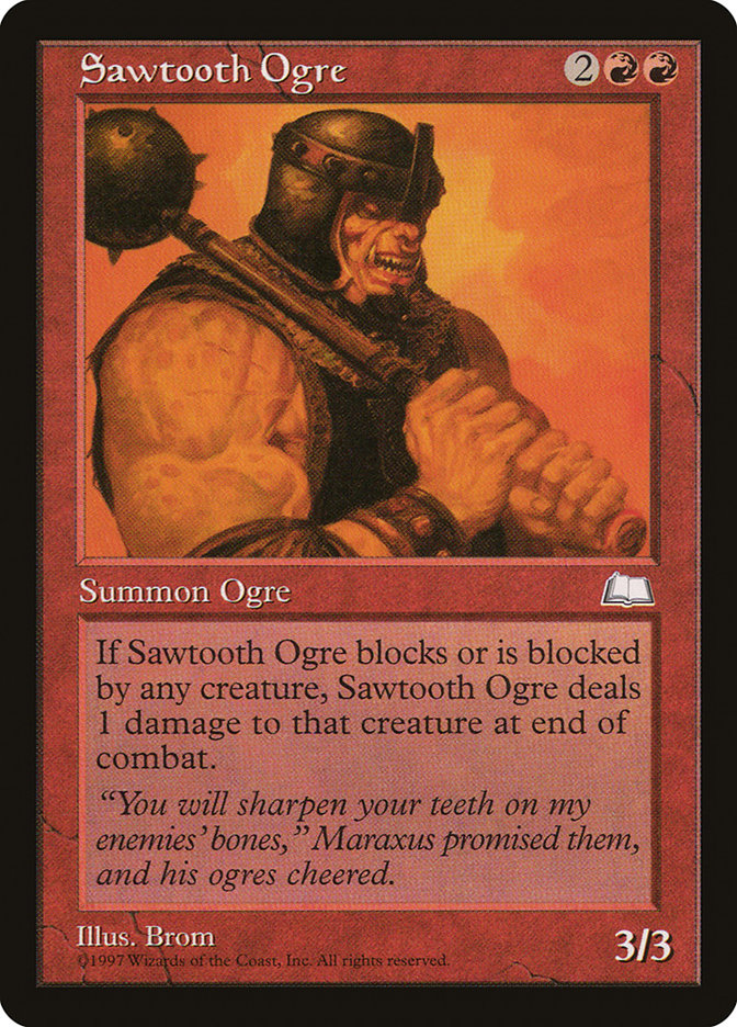 Sawtooth Ogre [Weatherlight] | Gamers Paradise