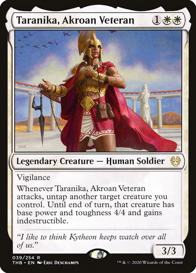 Taranika, Akroan Veteran [Theros Beyond Death] | Gamers Paradise