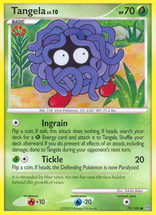 Tangela (78/100) [Diamond & Pearl: Stormfront] | Gamers Paradise