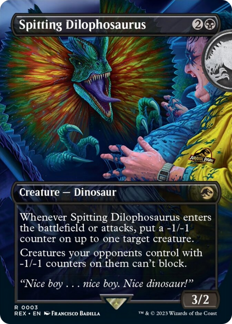 Spitting Dilophosaurus (Borderless) [Jurassic World Collection] | Gamers Paradise