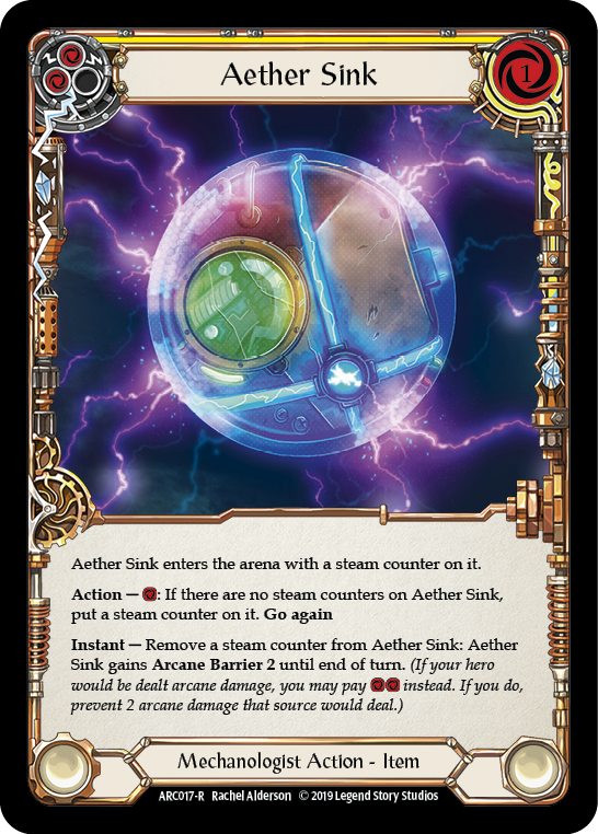 Aether Sink [ARC017-R] 1st Edition Rainbow Foil | Gamers Paradise