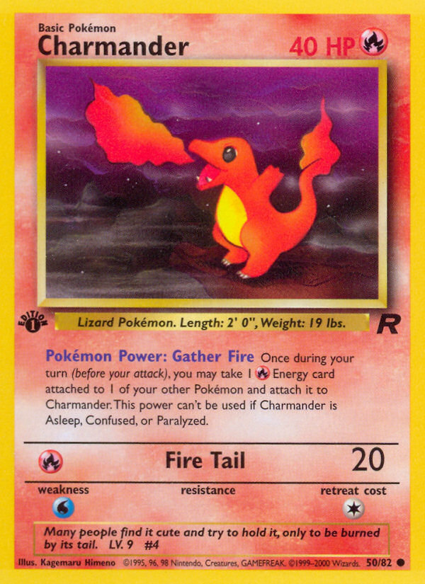 Charmander (50/82) [Team Rocket 1st Edition] | Gamers Paradise