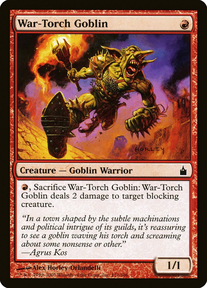 War-Torch Goblin [Ravnica: City of Guilds] | Gamers Paradise