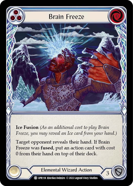 Brain Freeze (Blue) [UPR118] (Uprising)  Rainbow Foil | Gamers Paradise