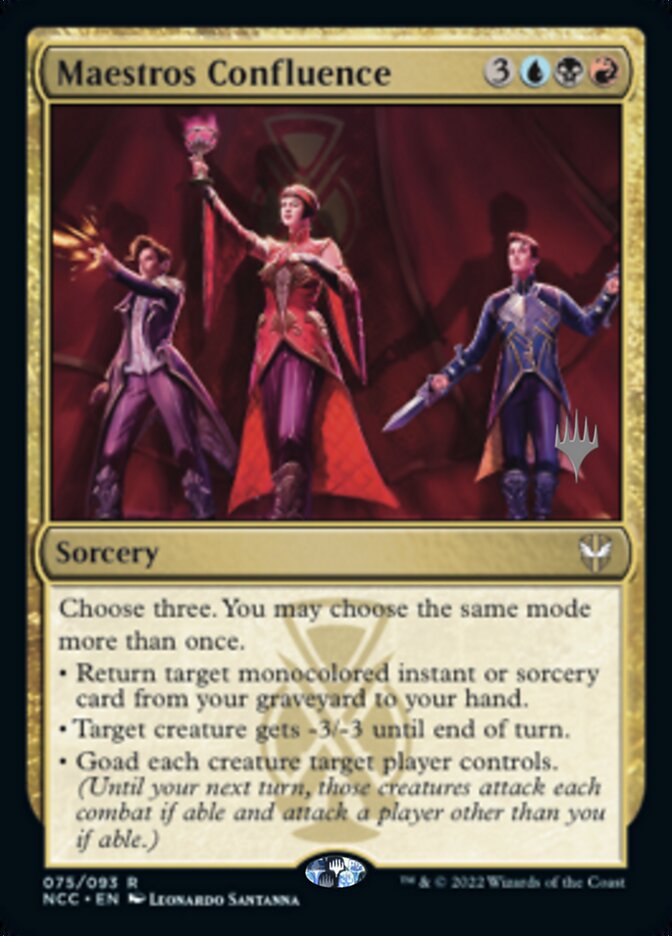 Maestros Confluence (Promo Pack) [Streets of New Capenna Commander Promos] | Gamers Paradise