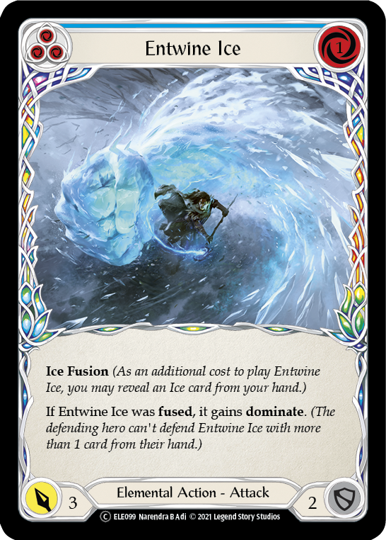 Entwine Ice (Blue) [U-ELE099] Unlimited Normal | Gamers Paradise