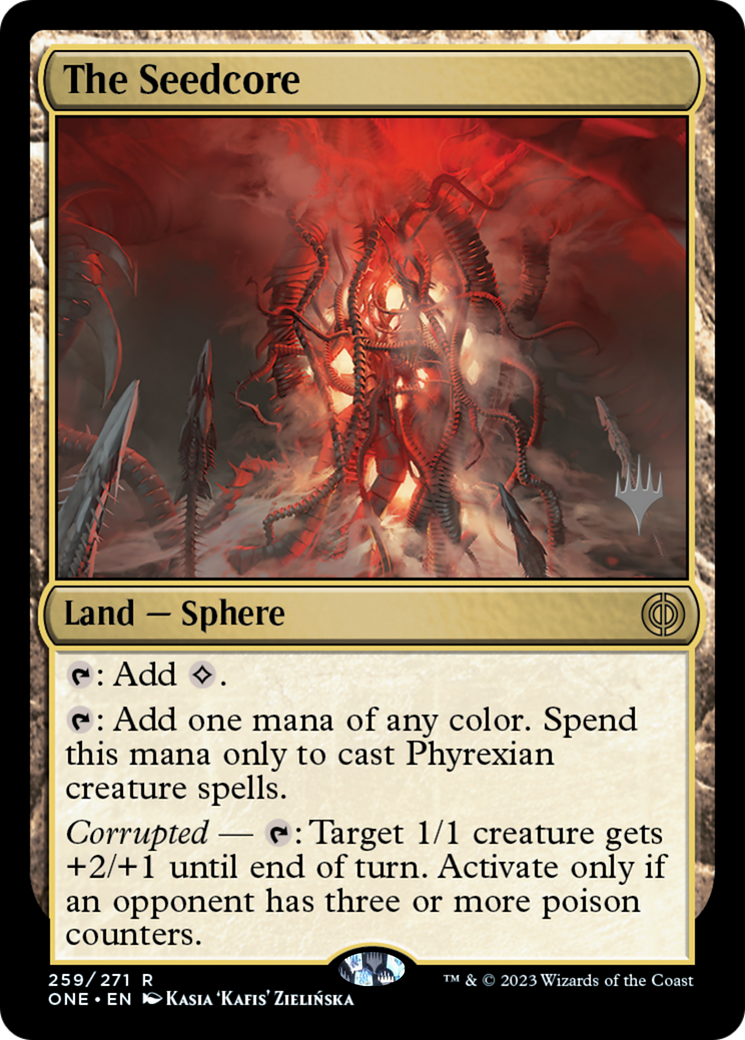 The Seedcore (Promo Pack) [Phyrexia: All Will Be One Promos] | Gamers Paradise