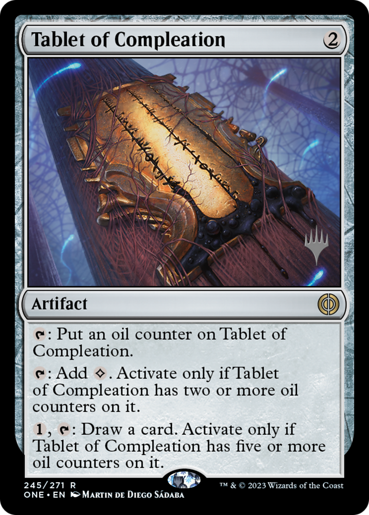 Tablet of Compleation (Promo Pack) [Phyrexia: All Will Be One Promos] | Gamers Paradise