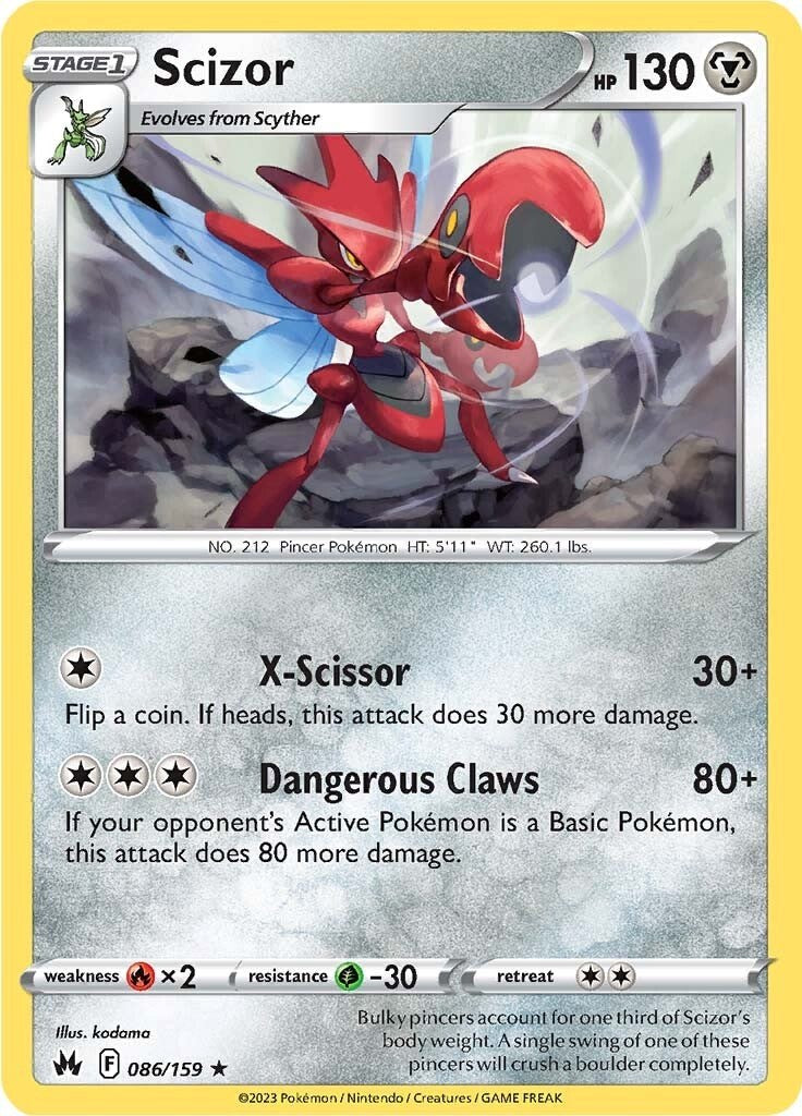 Scizor (086/159) [Sword & Shield: Crown Zenith] | Gamers Paradise