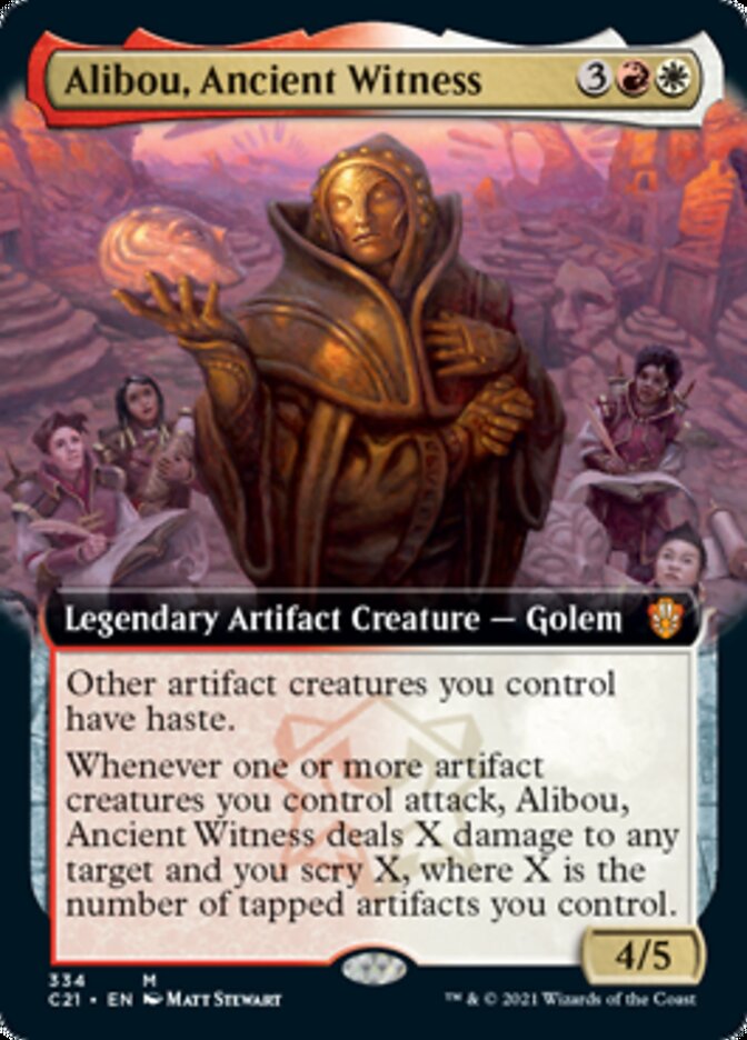 Alibou, Ancient Witness (Extended Art) [Commander 2021] | Gamers Paradise