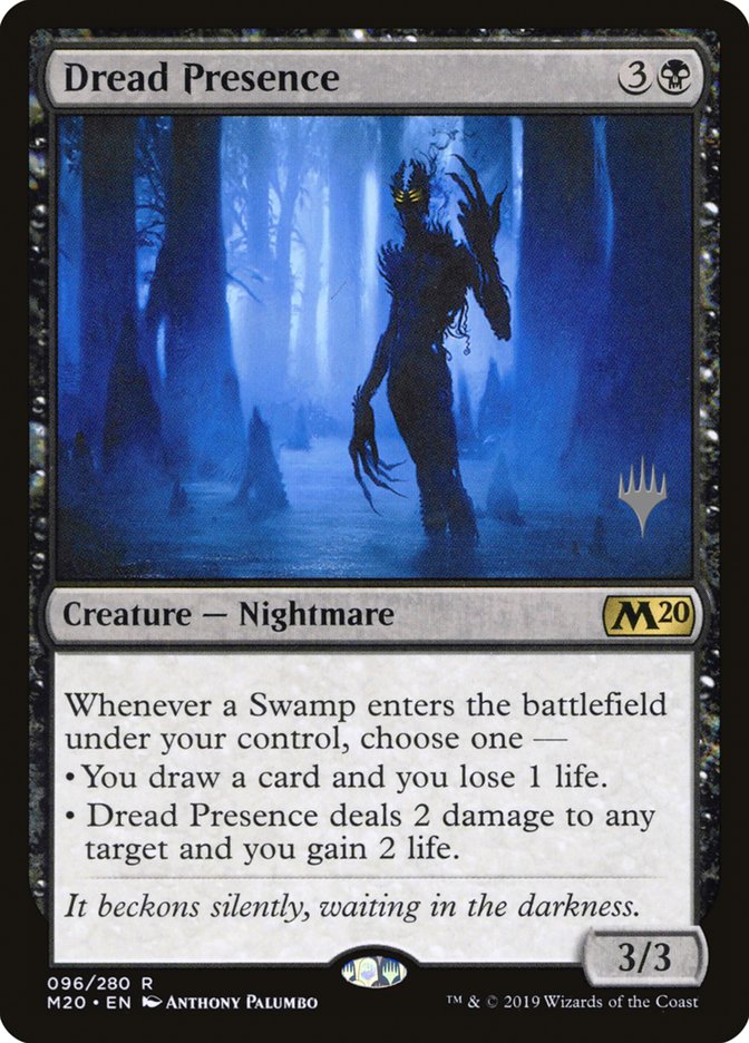 Dread Presence (Promo Pack) [Core Set 2020 Promos] | Gamers Paradise