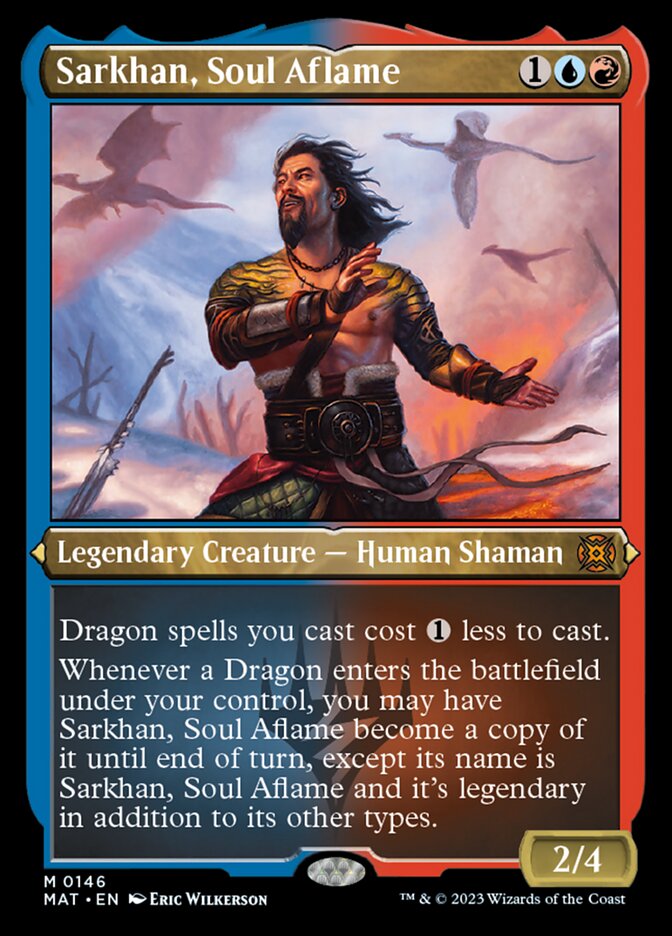 Sarkhan, Soul Aflame (Foil Etched) [March of the Machine: The Aftermath] | Gamers Paradise
