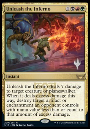 Unleash the Inferno (Promo Pack) [Streets of New Capenna Promos] | Gamers Paradise