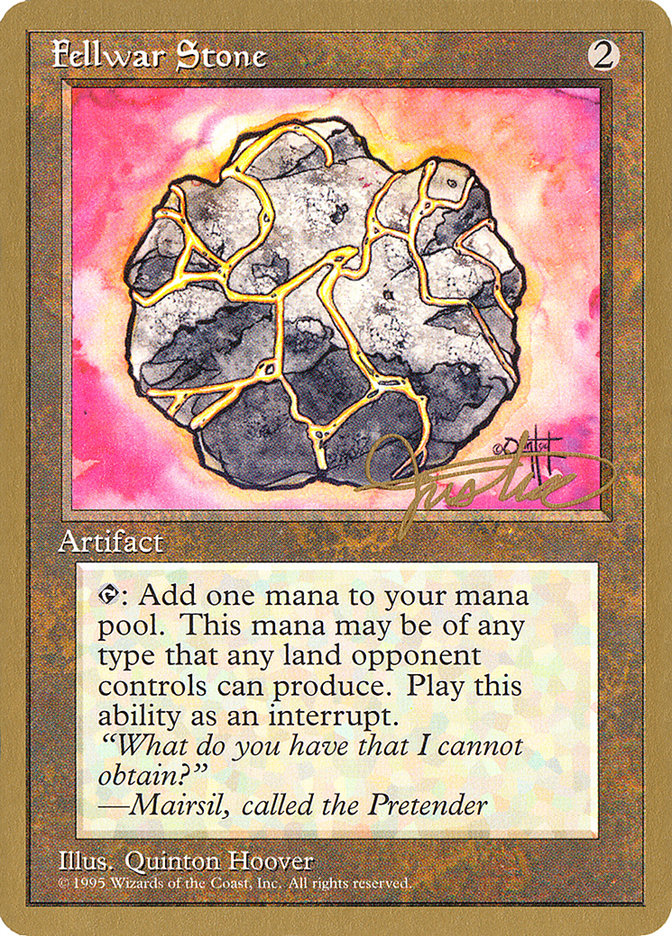 Fellwar Stone (Mark Justice) [Pro Tour Collector Set] | Gamers Paradise