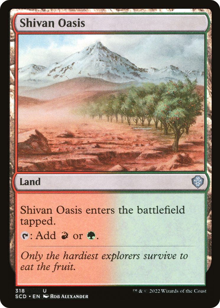 Shivan Oasis [Starter Commander Decks] | Gamers Paradise