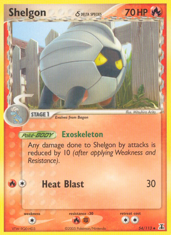 Shelgon (54/113) (Delta Species) [EX: Delta Species] | Gamers Paradise