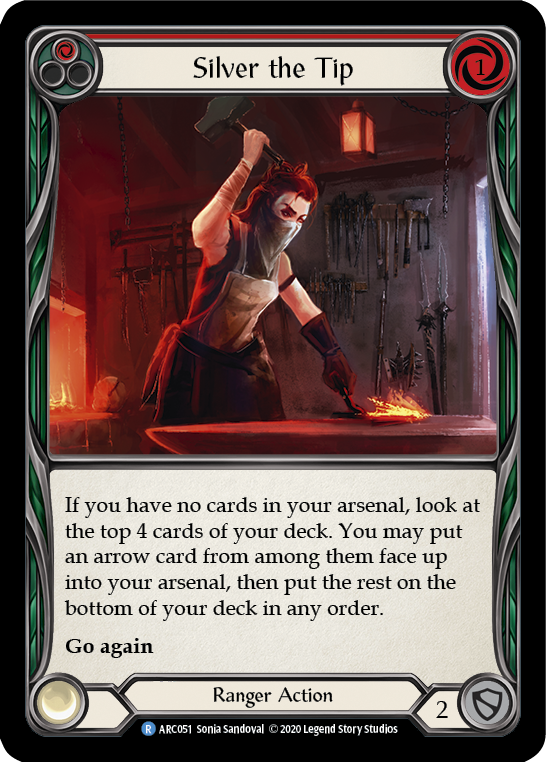 Silver the Tip (Red) [U-ARC051] Unlimited Normal | Gamers Paradise