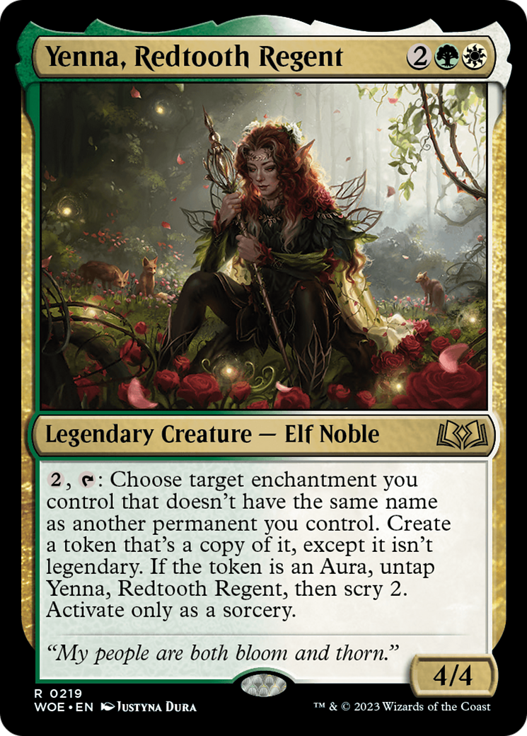 Yenna, Redtooth Regent [Wilds of Eldraine Prerelease Promos] | Gamers Paradise