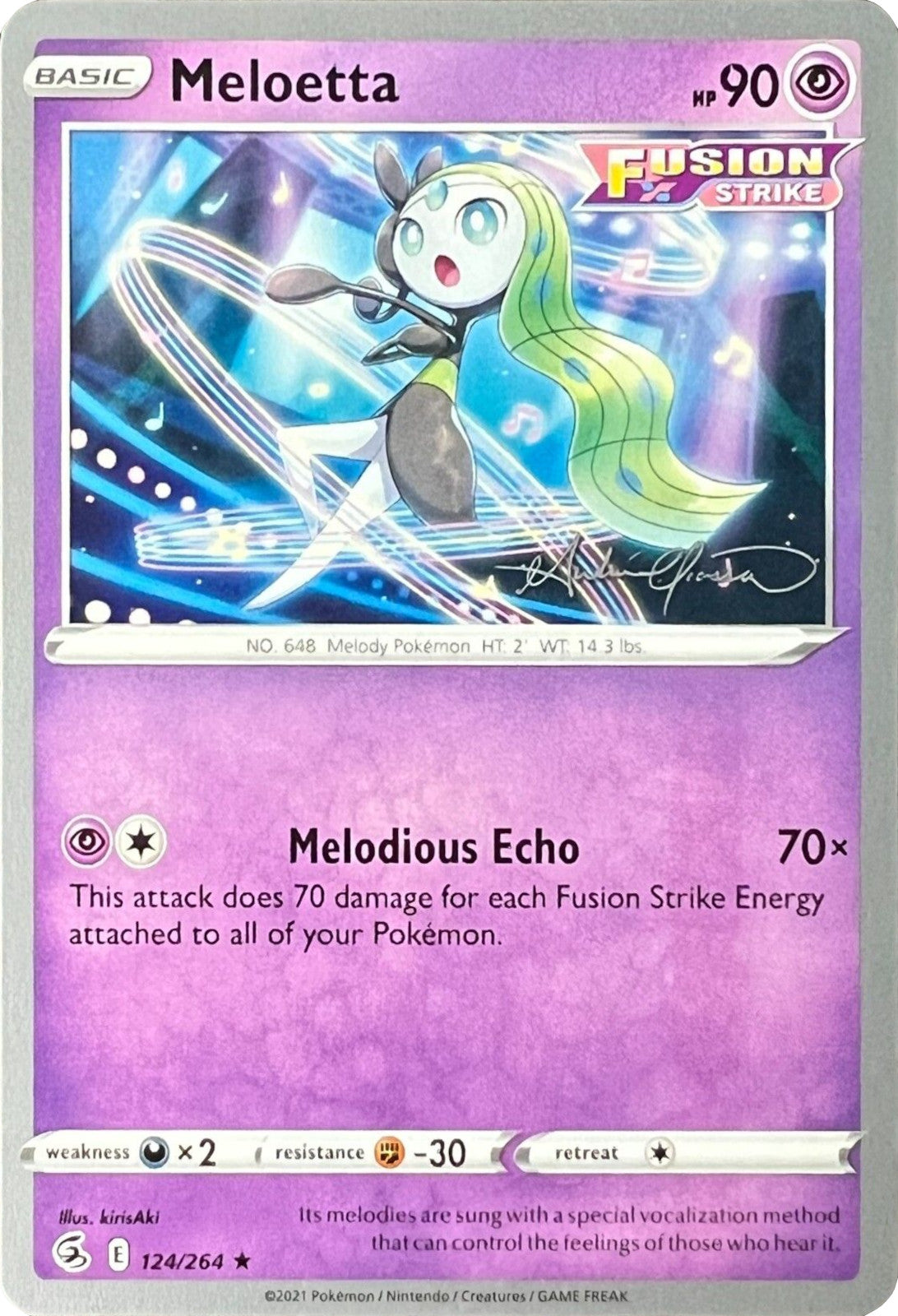 Meloetta (124/264) (The Shape of Mew - Andre Chiasson) [World Championships 2022] | Gamers Paradise