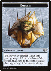 Daretti, Scrap Savant Emblem // Tuktuk the Returned Double-Sided Token [Commander 2014 Tokens] | Gamers Paradise